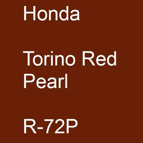 Honda, Torino Red Pearl, R-72P.